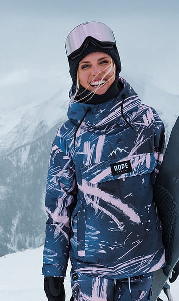 Jacka i en färgkombination inspirerad av Dope Kvinna