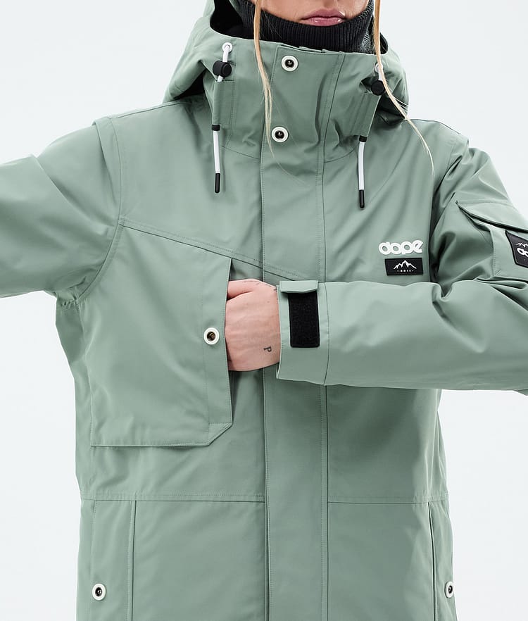 Dope Adept W Snowboardjacka Dam Faded Green, Bild 8 av 9