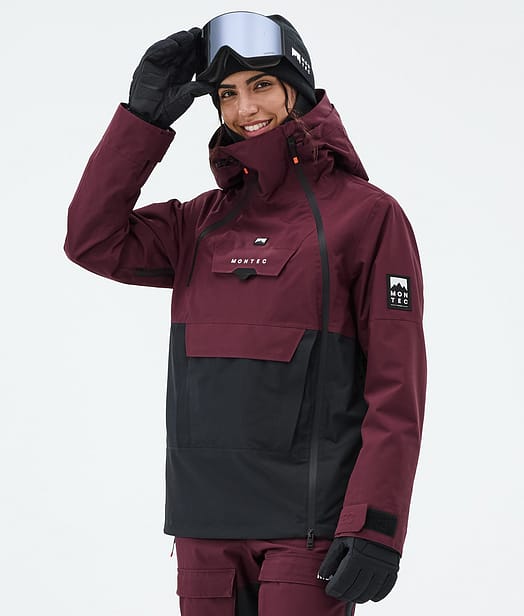 Montec Doom W Snowboardjacka Dam Burgundy/Black