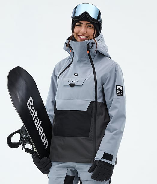 Montec Doom W Snowboardjacka Dam Soft Blue/Black/Phantom