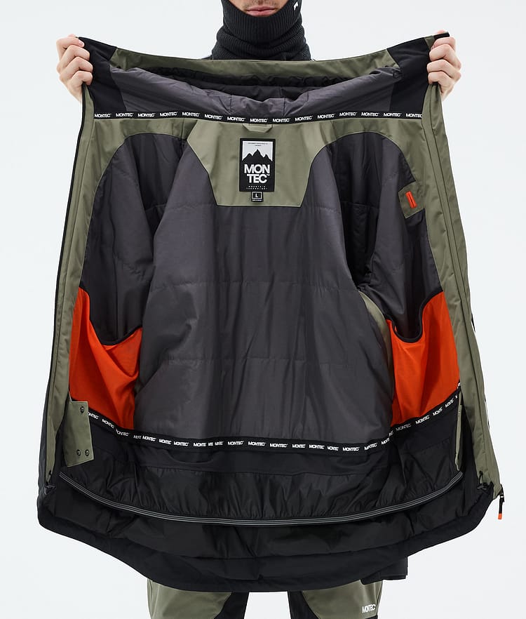 Montec Arch Snowboardjacka Herr Greenish/Black, Bild 9 av 9