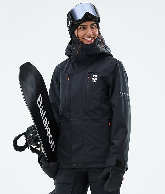 Montec Fawk W Snowboardjacka Dam Black