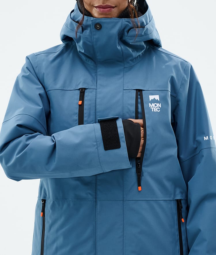 Montec Fawk W Snowboardjacka Dam Blue Steel, Bild 8 av 9