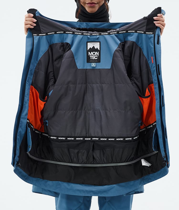 Montec Fawk W Snowboardjacka Dam Blue Steel, Bild 9 av 9