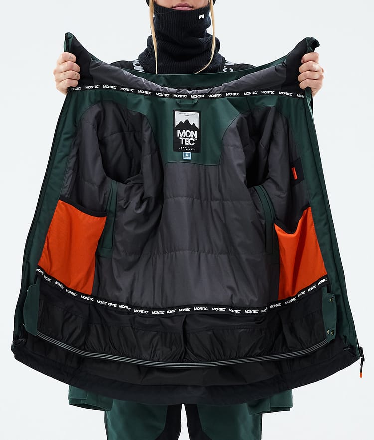 Montec Moss W Snowboardjacka Dam Dark Atlantic/Black, Bild 9 av 9