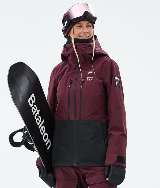 Montec Moss W Snowboardjacka Dam Burgundy/Black