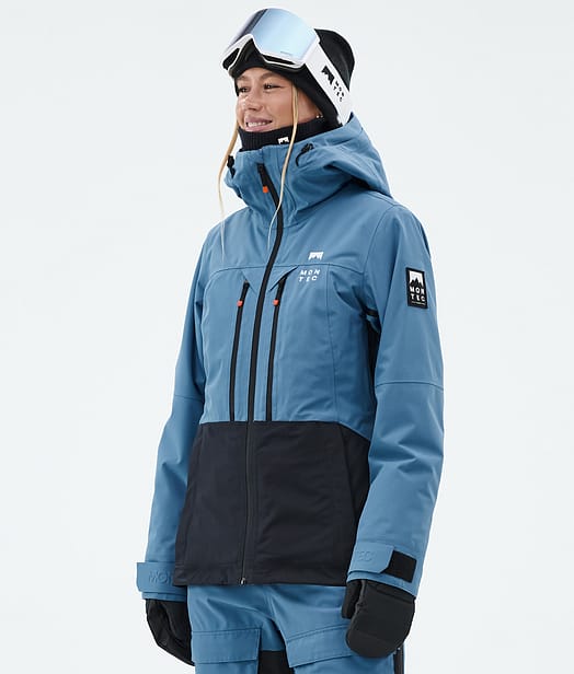 Montec Moss W Snowboardjacka Dam Blue Steel/Black