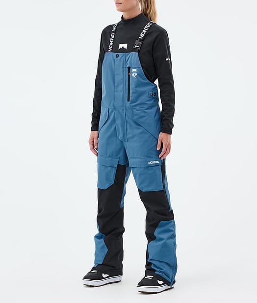 Montec Fawk W Snowboardbyxa Dam Blue Steel/Black