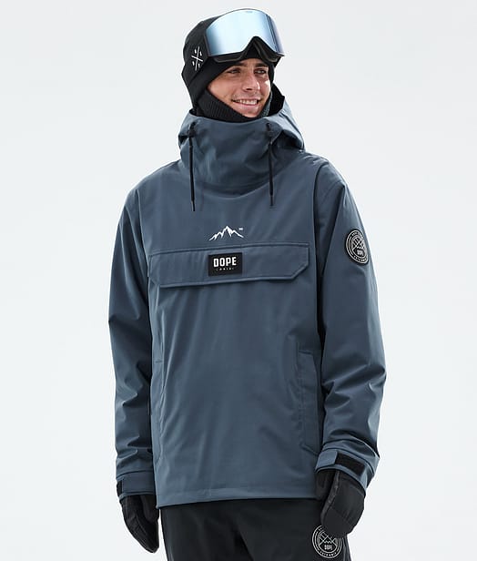 Dope Blizzard Snowboardjacka Herr Metal Blue