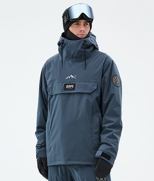 Dope Blizzard Snowboardjacka Herr Metal Blue