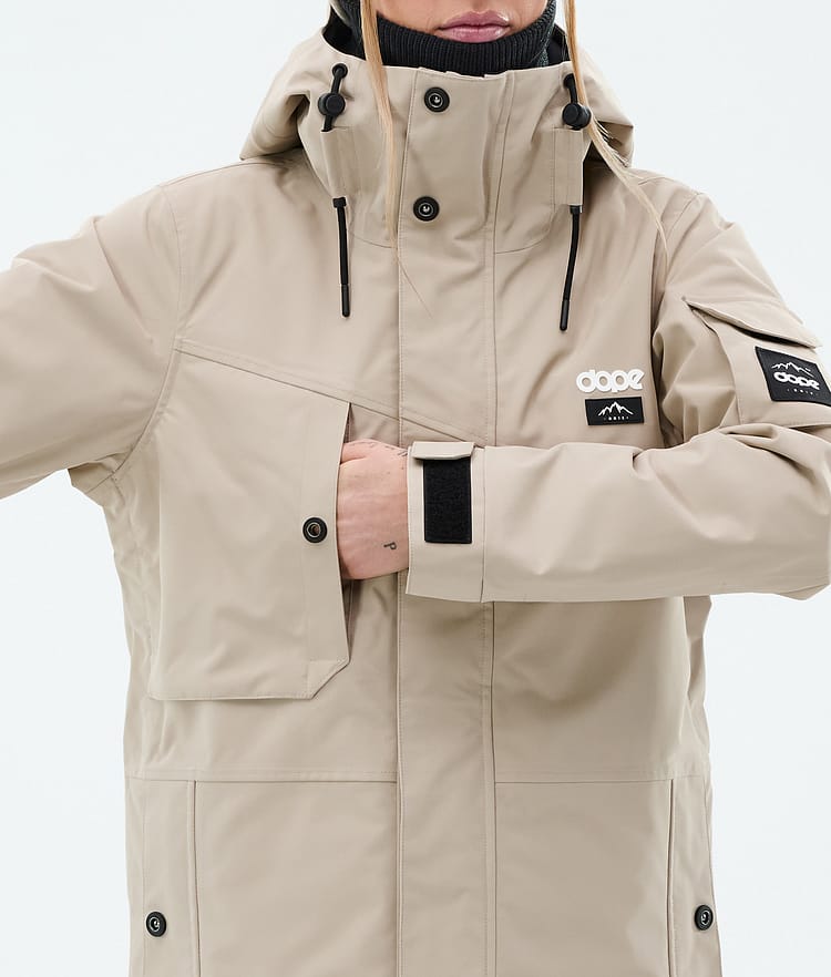 Dope Adept W Snowboardjacka Dam Sand, Bild 8 av 9