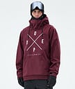 Dope Yeti Snowboardjacka Herr 2X-Up Burgundy