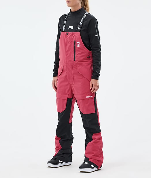 Montec Fawk W Snowboardbyxa Dam Light Red/Black