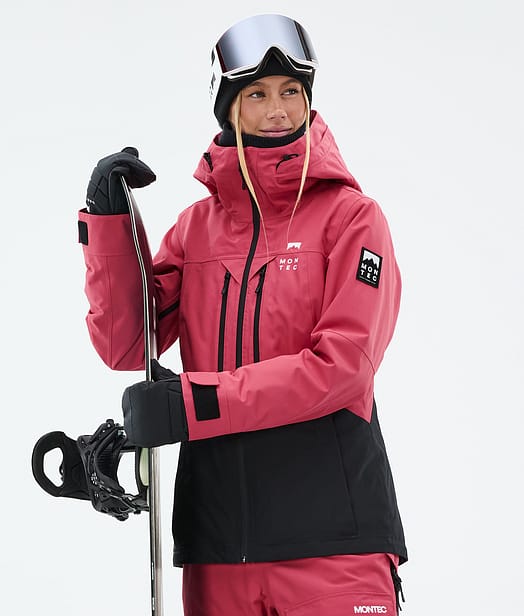 Montec Moss W Snowboardjacka Dam Light Red/Black