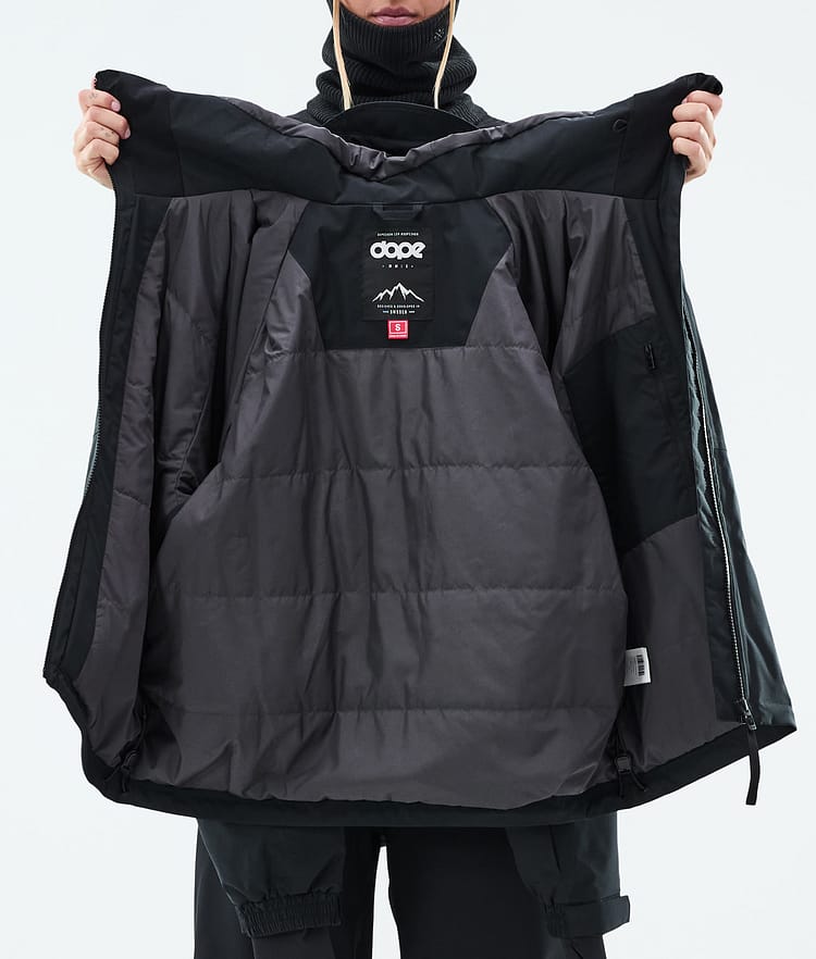 Dope Spartan W Snowboardjacka Dam Black, Bild 8 av 8