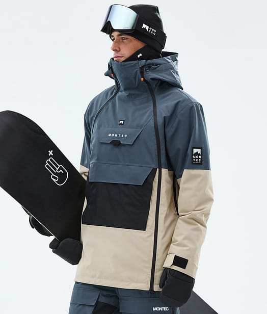 Montec Doom Snowboardjacka Herr Metal Blue/Black/Sand