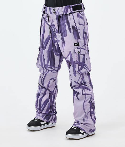 Dope Iconic W Snowboardbyxa Dam Scribble Purple