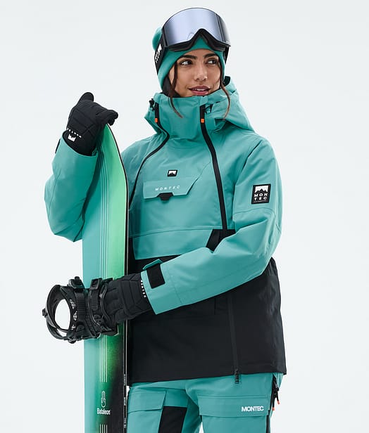 Montec Doom W Snowboardjacka Dam Turquoise/Black