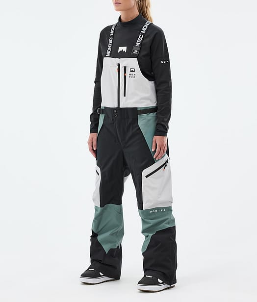 Montec Dozer W Snowboardbyxa Dam Light Grey/Black/Atlantic