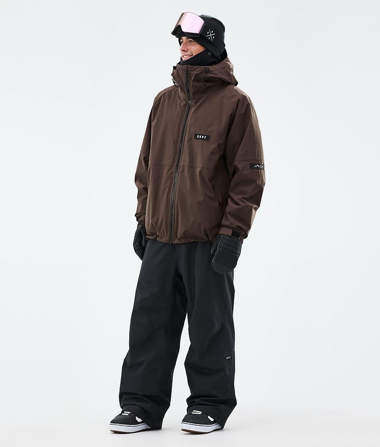 Dope Spartan Snowboardjacka Herr Dark Brown, Bild 2 av 8