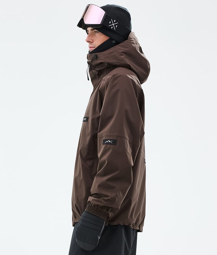 Dope Spartan Snowboardjacka Herr Dark Brown, Bild 5 av 8
