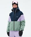 Dope Spartan W Snowboardjacka Dam Sport Dark Blue/Faded Violet/Faded Green