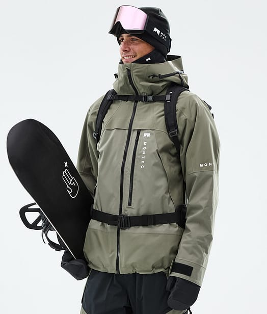 Montec Oracle Snowboardjacka Herr Greenish