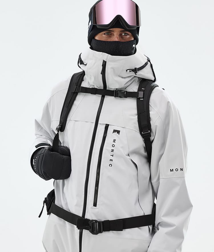 Montec Oracle Snowboardjacka Herr Light Grey, Bild 2 av 10