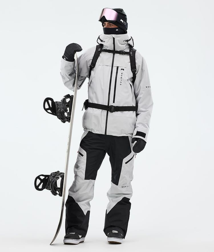 Montec Oracle Snowboardjacka Herr Light Grey, Bild 3 av 10