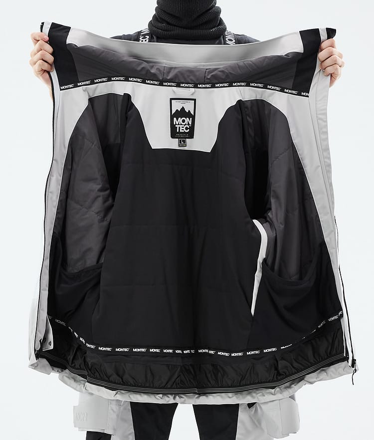 Montec Oracle Snowboardjacka Herr Light Grey, Bild 10 av 10