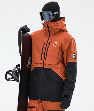 Montec Arch Snowboardjacka Man Burned Orange/Black