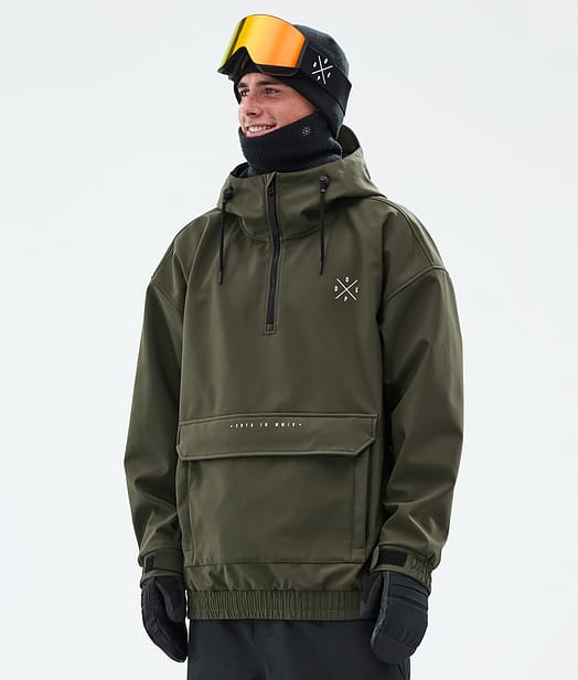 Dope Cyclone Snowboardjacka Herr Olive Green