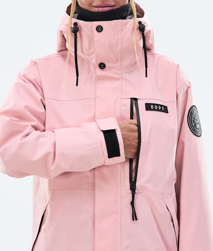 Dope Blizzard W Full Zip Snowboardjacka Dam Soft Pink, Bild 8 av 9