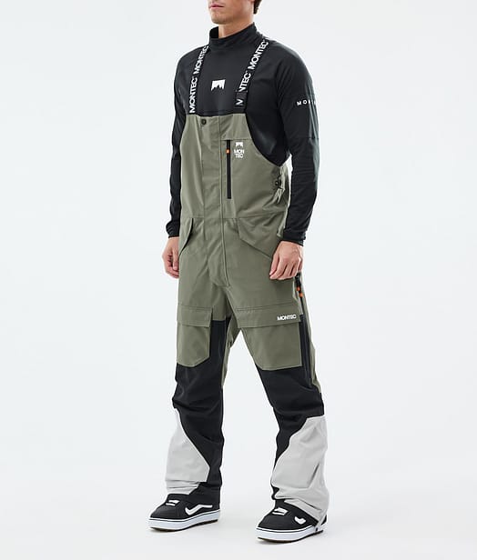 Montec Fawk Snowboardbyxa Herr Greenish/Black/Light Grey