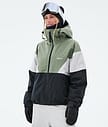 Dope Spartan W Snowboardjacka Dam Sport Moss Green/Light Grey/Black
