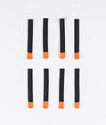 Utilities 8pc Rips Tape Zip Puller Reservdelar Black/Orange Tip, Bild 1 av 3