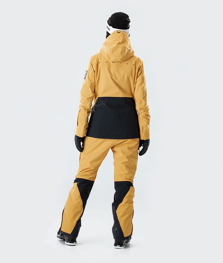 Montec Moss W 2020 Skidjacka Dam Yellow/Black, Bild 8 av 8