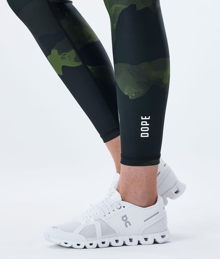 Dope Lofty Leggings Dam Green Camo, Bild 7 av 8