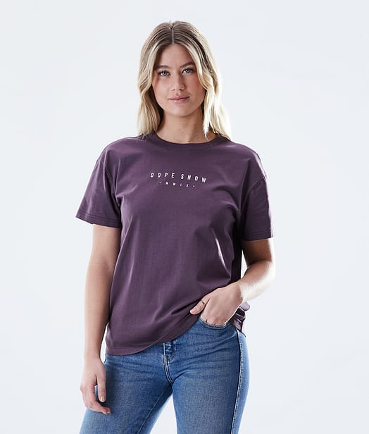 Dope Regular T-shirt Dam Faded Grape