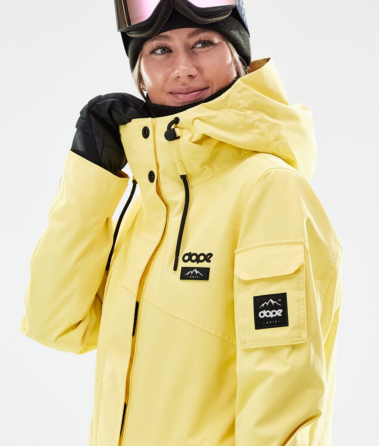 Dope Adept W 2021 Snowboardjacka Dam Faded Yellow, Bild 2 av 11