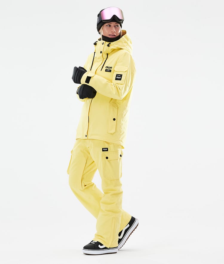 Dope Adept W 2021 Snowboardjacka Dam Faded Yellow, Bild 5 av 11