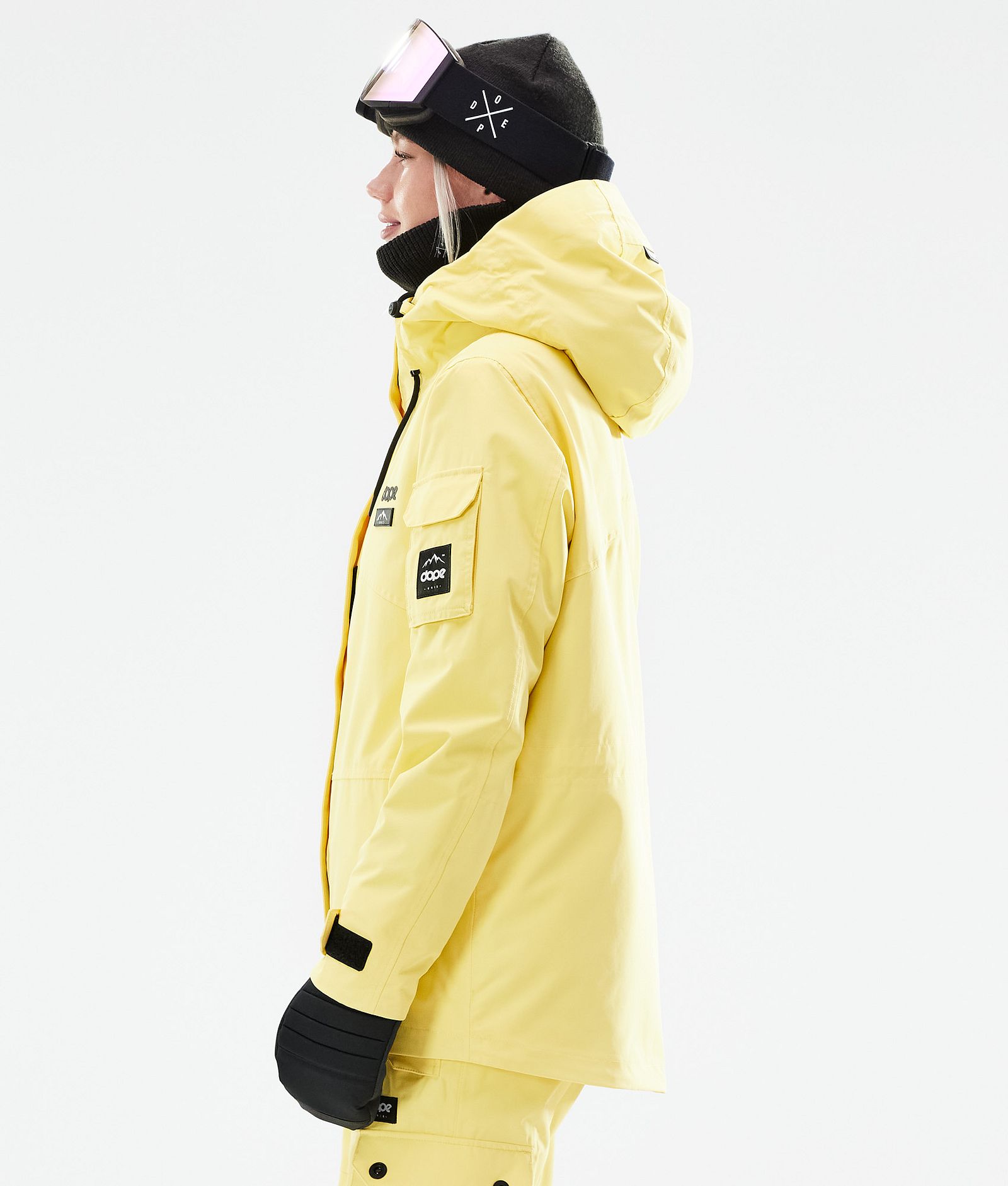 Dope Adept W 2021 Snowboardjacka Dam Faded Yellow, Bild 7 av 11