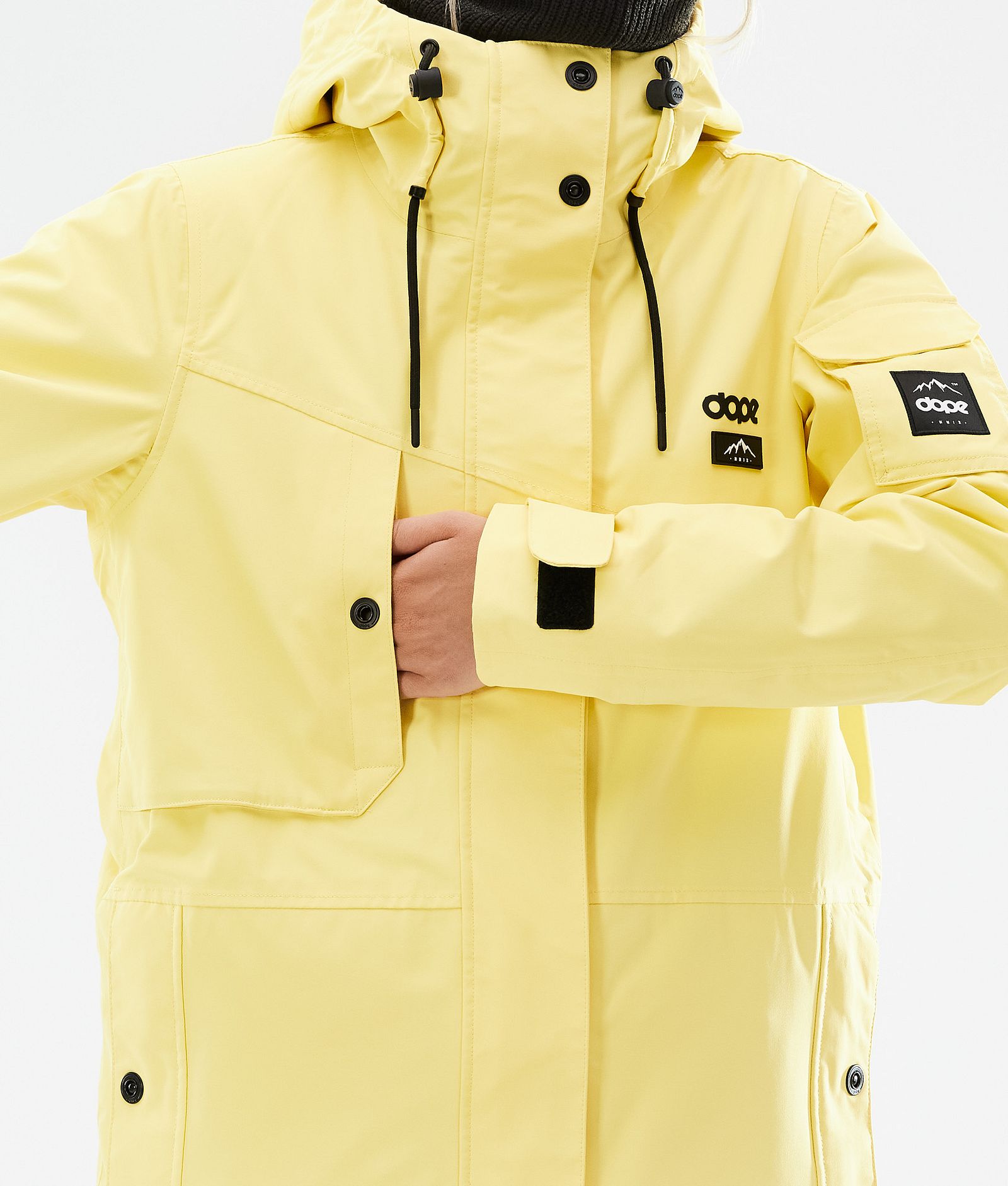 Dope Adept W 2021 Snowboardjacka Dam Faded Yellow, Bild 10 av 11