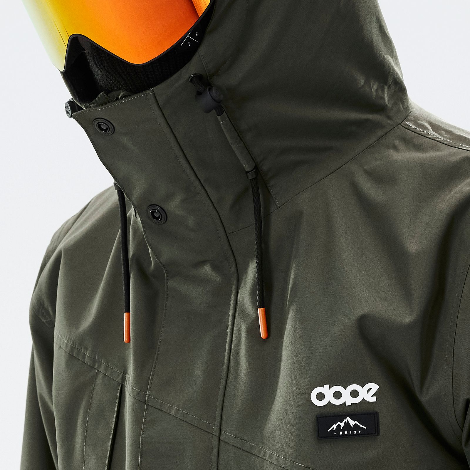 Dope Drawstring Hood/Waist Reservdelar Black/Orange Tip, Bild 2 av 2