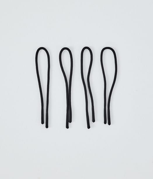 Dope Round Zip Puller String Reservdelar Black/Black Tip