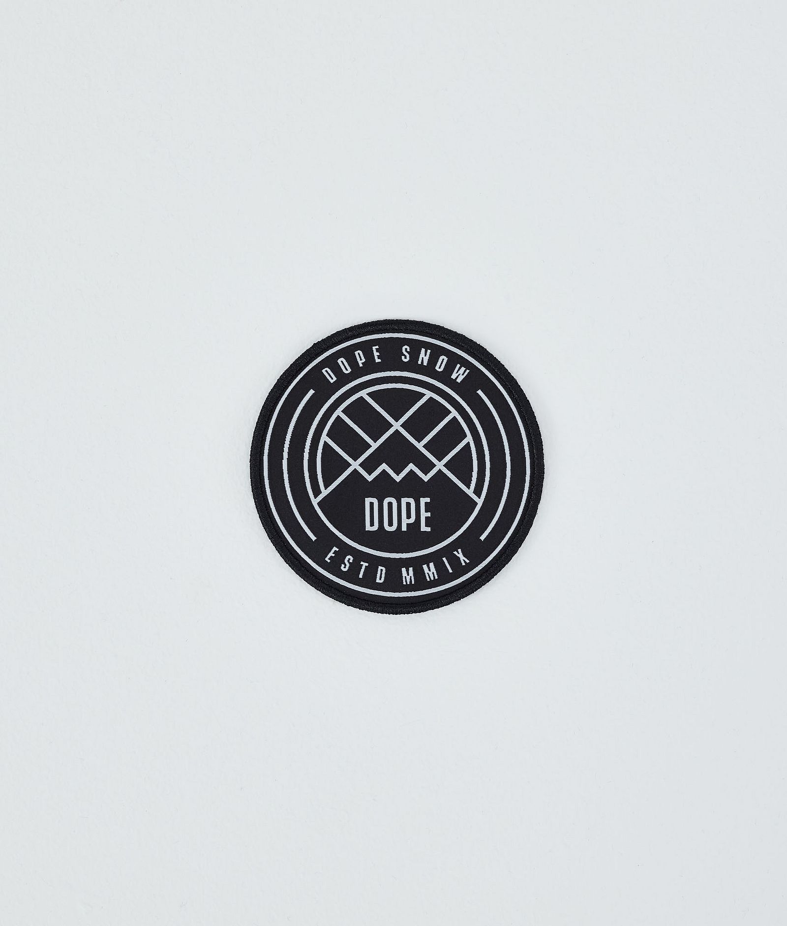 Dope Round Patch Dope Reservdelar Black/White Logo, Bild 1 av 1