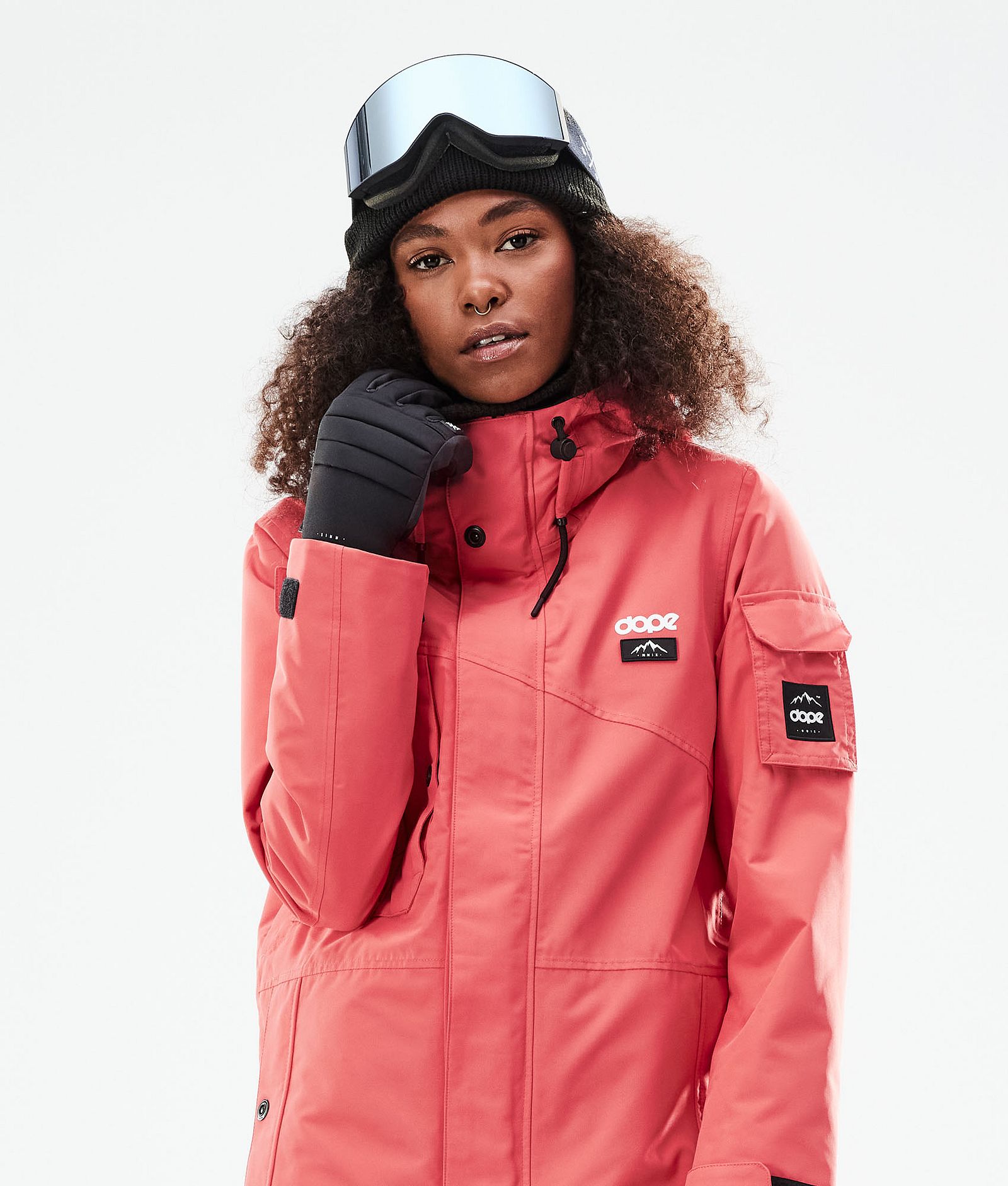 Dope Adept W 2021 Snowboardjacka Dam Coral, Bild 3 av 11