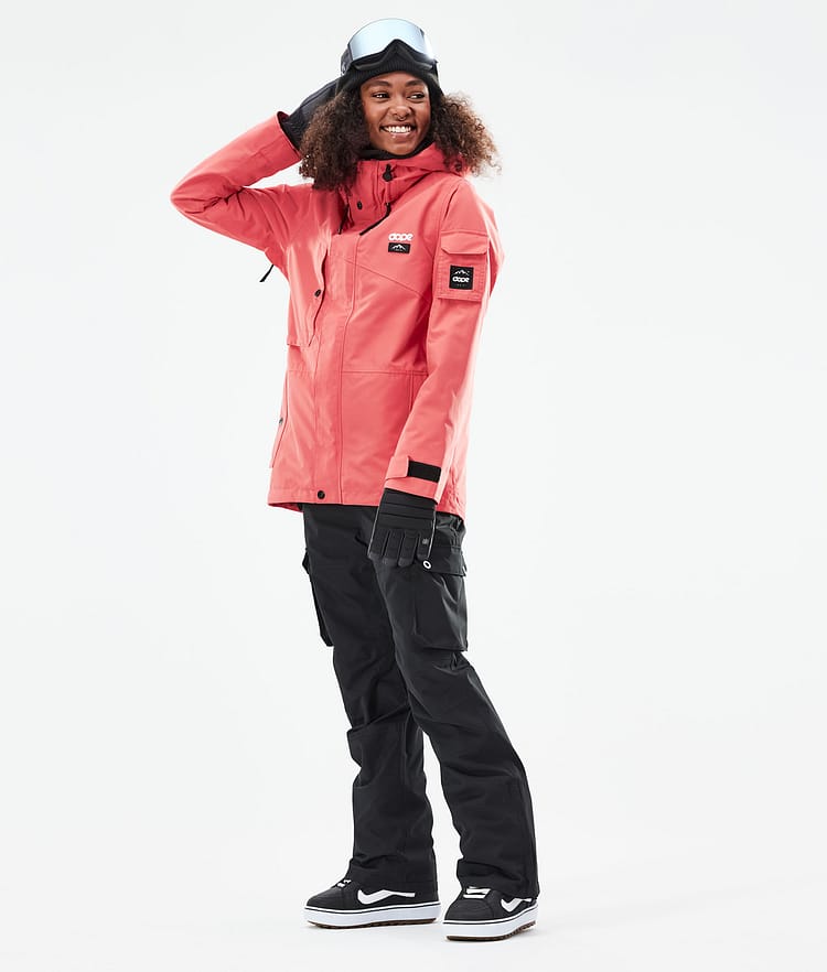 Dope Adept W 2021 Snowboardjacka Dam Coral, Bild 4 av 11