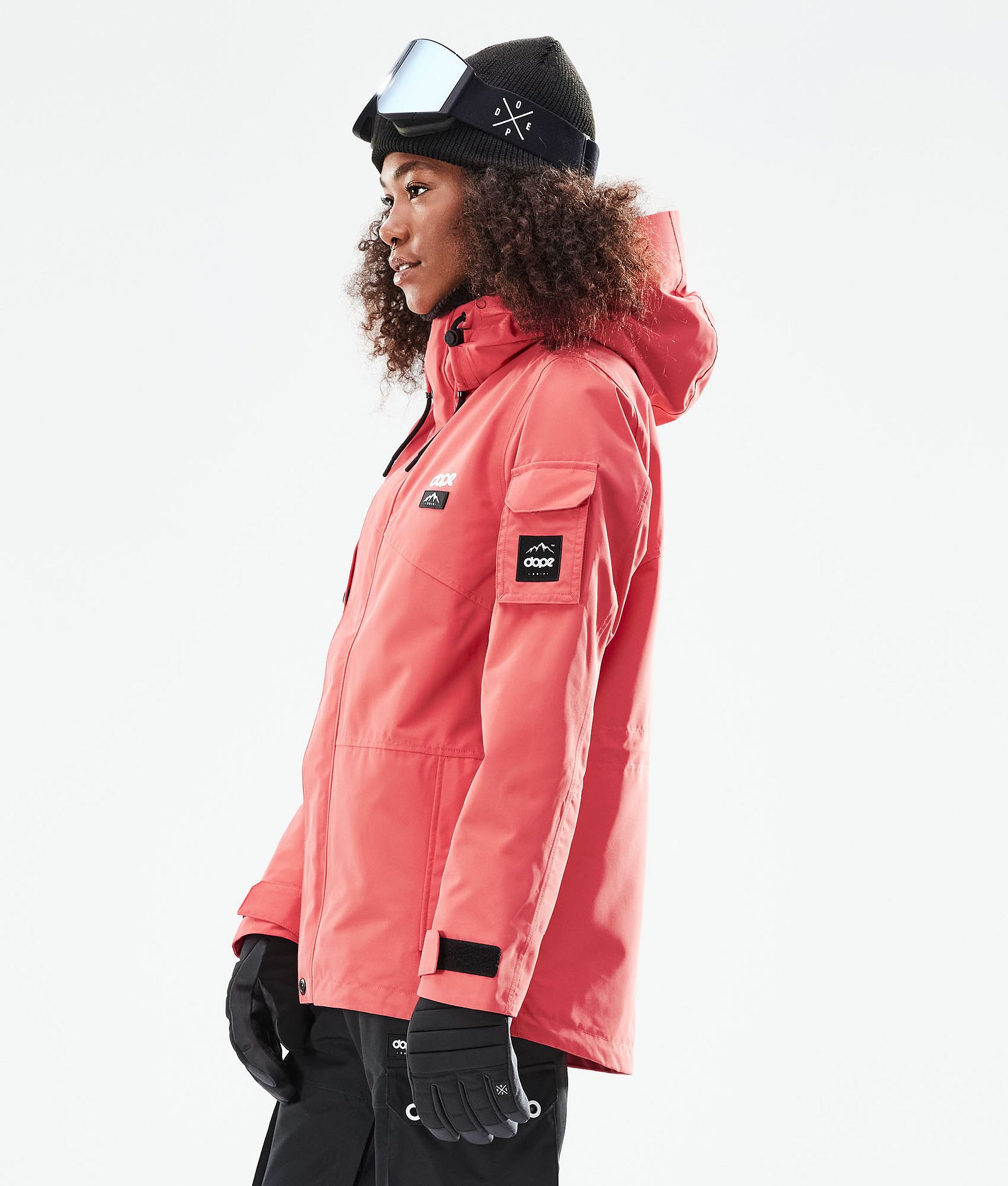 Dope Adept W 2021 Snowboardjacka Dam Coral, Bild 7 av 11