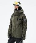 Dope Blizzard W Full Zip 2021 Skidjacka Dam Olive Green, Bild 1 av 11